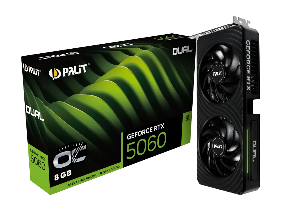 Видеокарта RTX5060 8Gb Palit DUAL OC