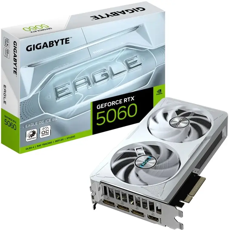 Видеокарта RTX5060 8Gb Gigabyte EAGLEOC ICE