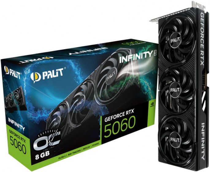 Видеокарта RTX5060 8Gb Palit INFINITY 3 OC
