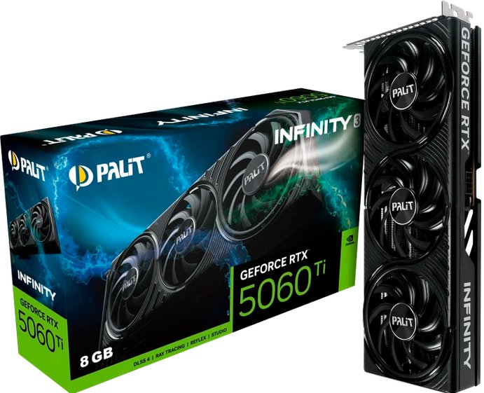 Видеокарта RTX5060Ti 8Gb Palit INFINITY 3
