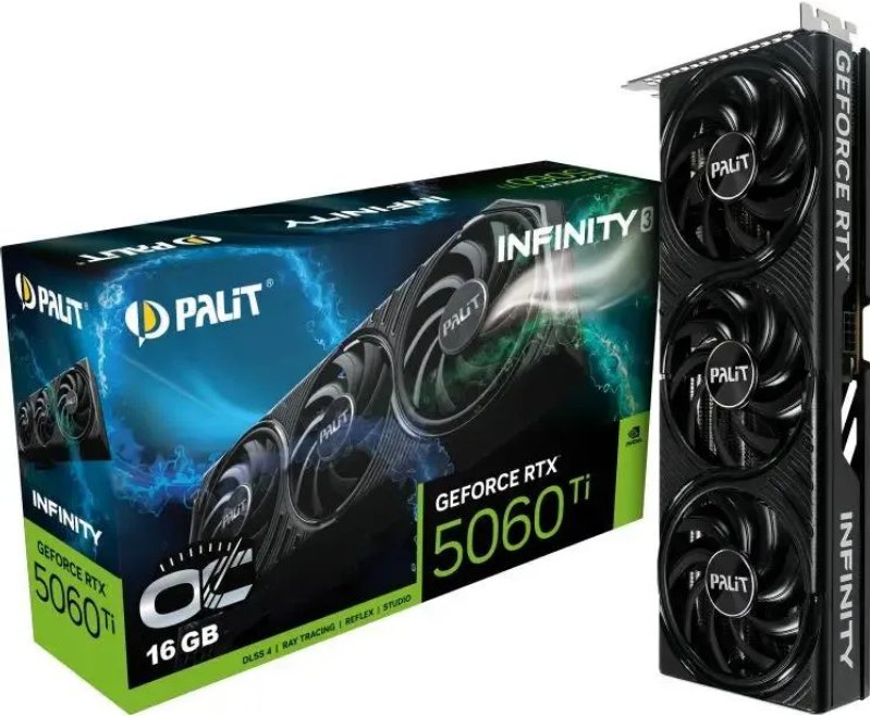 Видеокарта RTX5060Ti 16Gb Palit INFINITY 3 OC