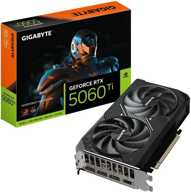 Видеокарта RTX5060Ti 16Gb Gigabyte WF2MAX OC