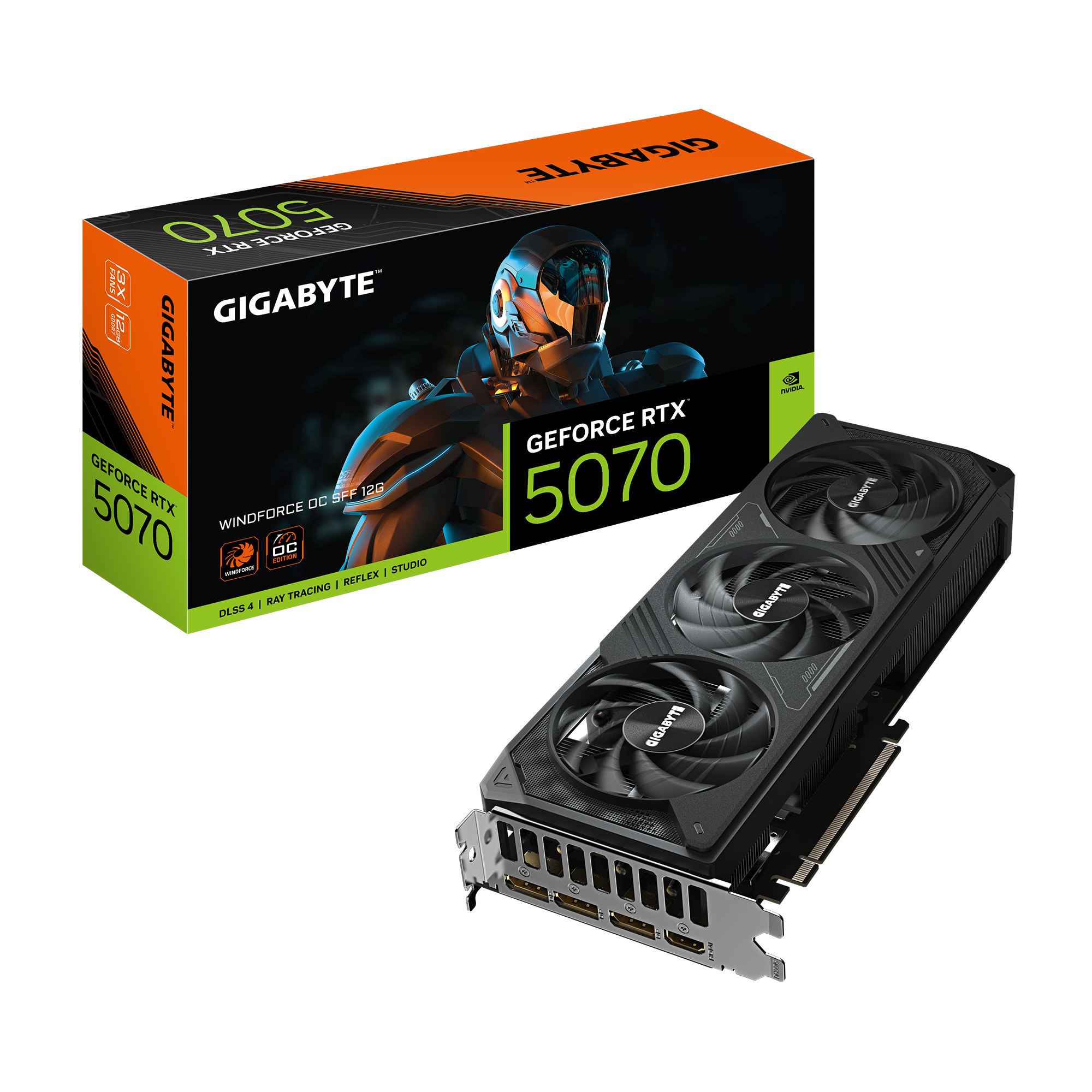 Видеокарта RTX5070 12Gb Gigabyte WF OC