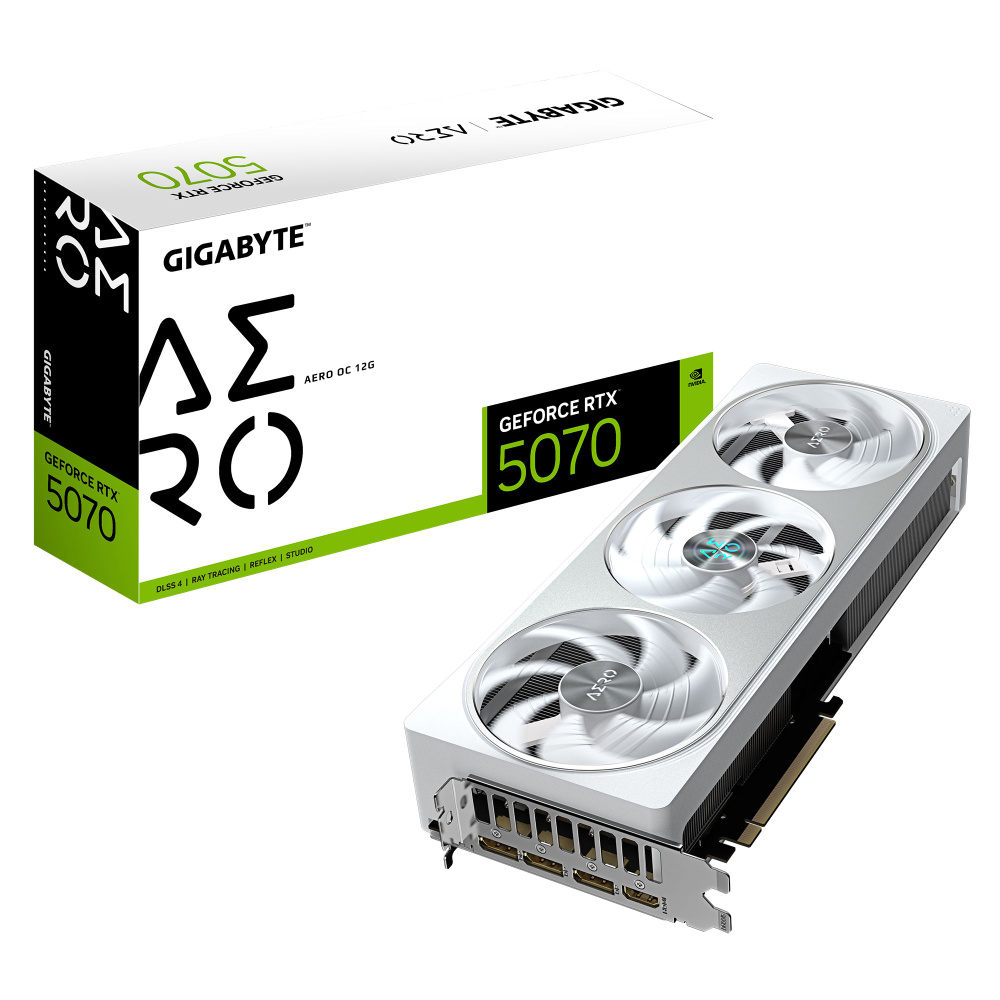 Видеокарта RTX5070 12Gb Gigabyte AERO OC