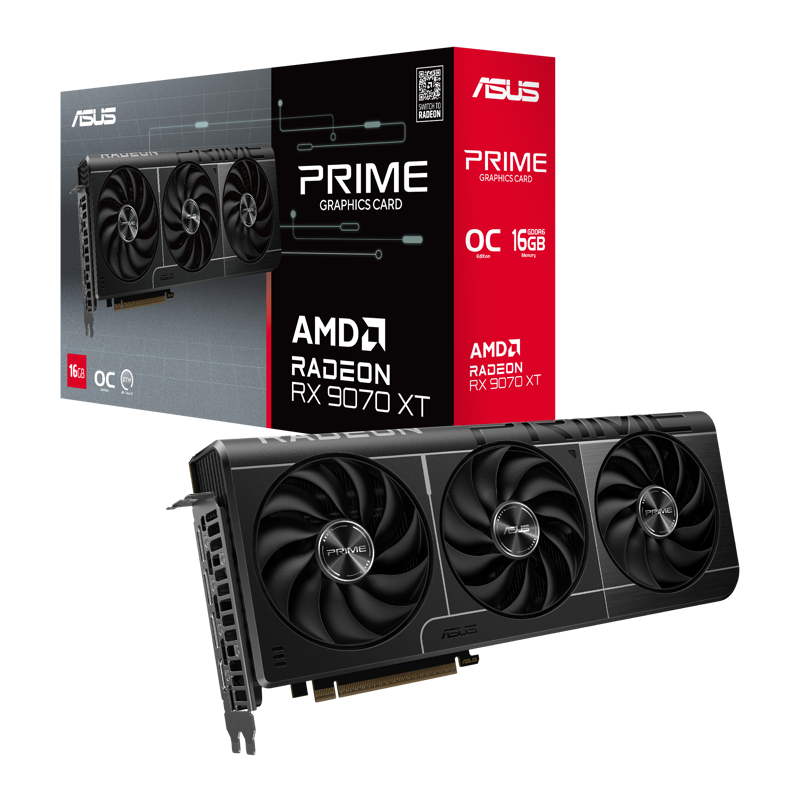 Видеокарта RX9070XT 16Gb Asus PRIME