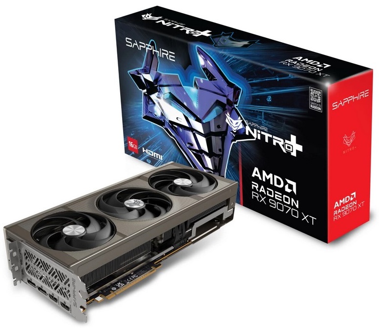 Видеокарта AMD RX9070XT 16Gb Sapphire NITRO+